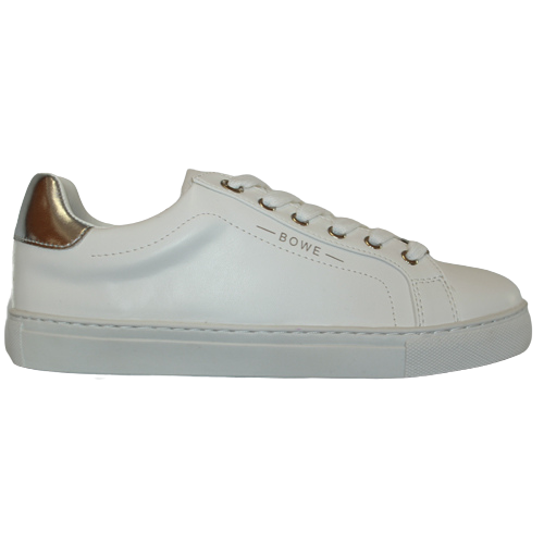 Tommy Bowe Ladies Trainers - Nielson - White/Silver