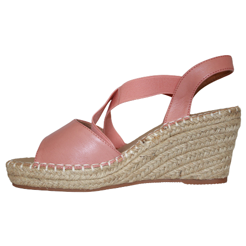 Zanni Wedge Sandals - Taishi - Pink