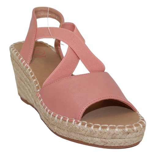 Zanni Wedge Sandals - Taishi - Pink