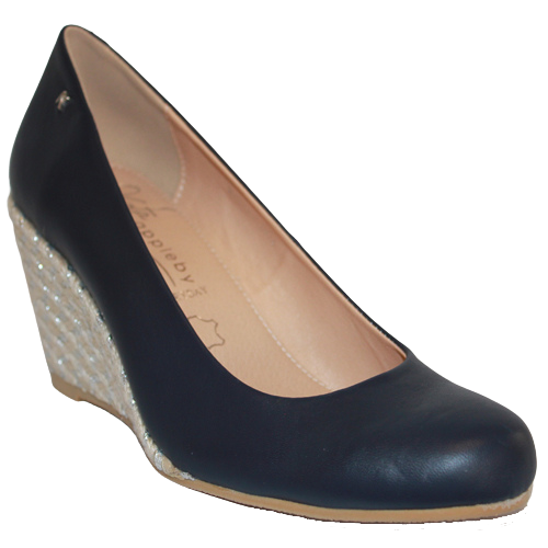 Kate Appleby Wedge Pumps - Marina - Navy