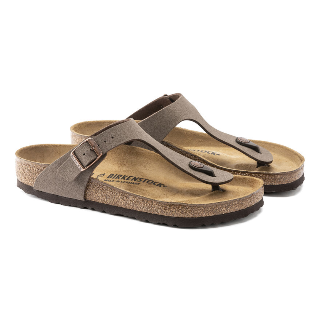 Birkenstock Flat Sandals - Gizeh-B - Brown