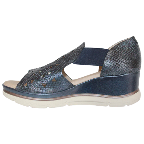 Pitillos Wedge Sandals - 5034 - Navy