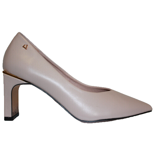 Una Healy Block Heeled Shoes - Your Song - Biscuit