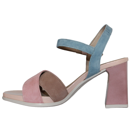 Pitillos Block Heeled Sandals - 5186 - Multi