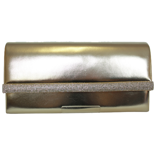 Una Healy Clutch Bag - City of Chicago - Gold