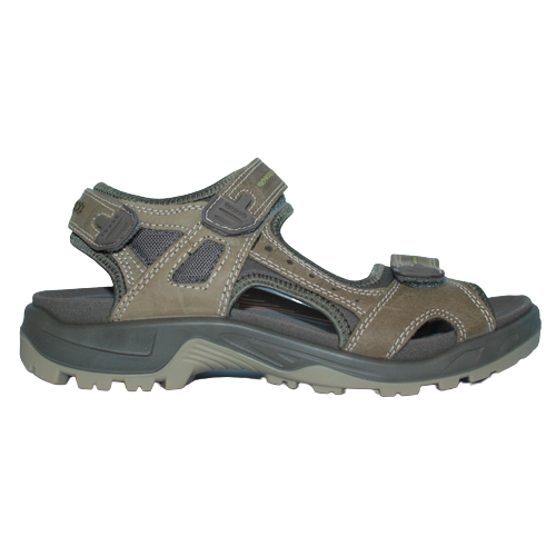 Ecco sandals mens grey on sale