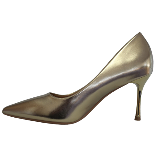 Sorento Dressy Heeled Pumps- Loughcrew - Gold