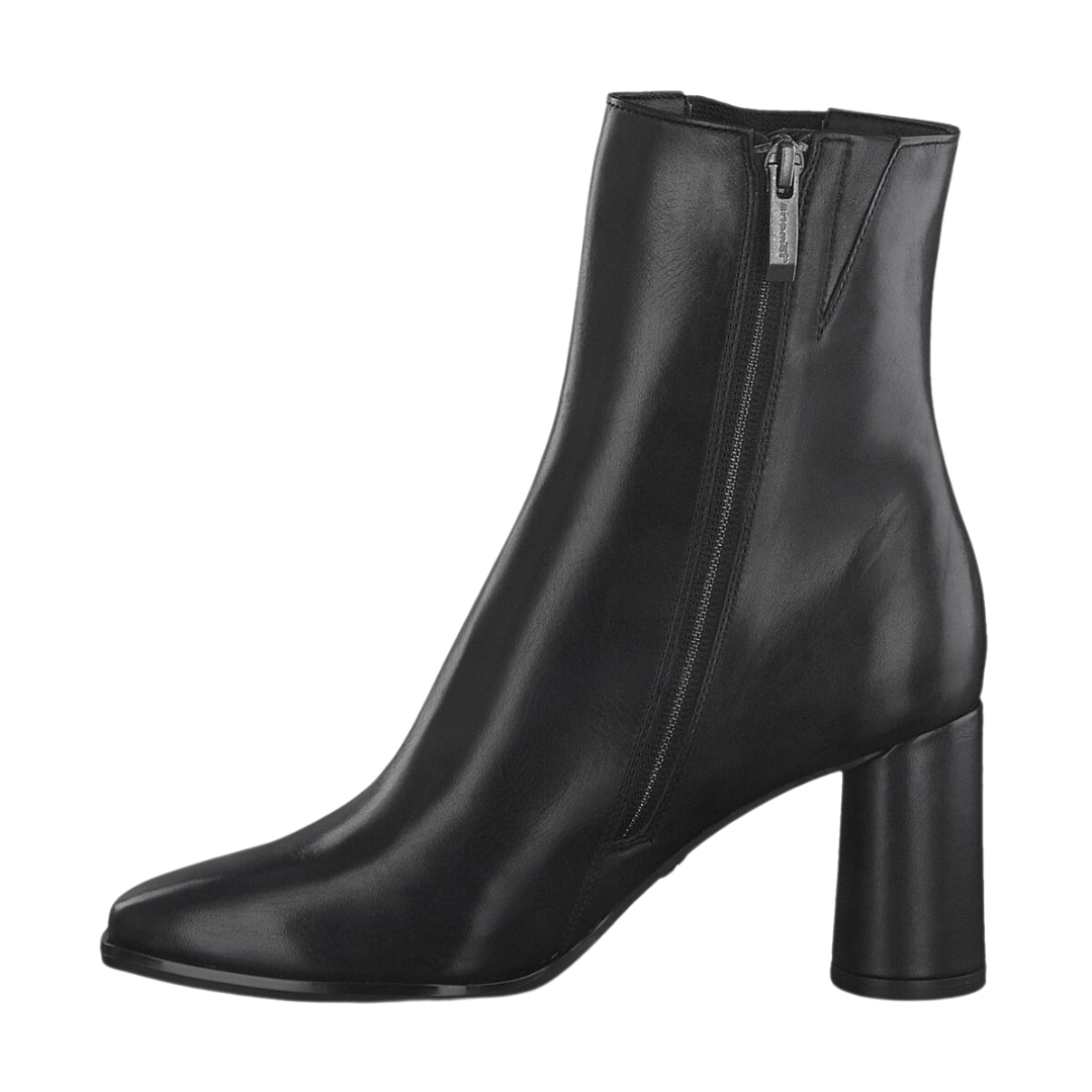 Tamaris Block Heeled Ankle Boots - 25361-29 - Black