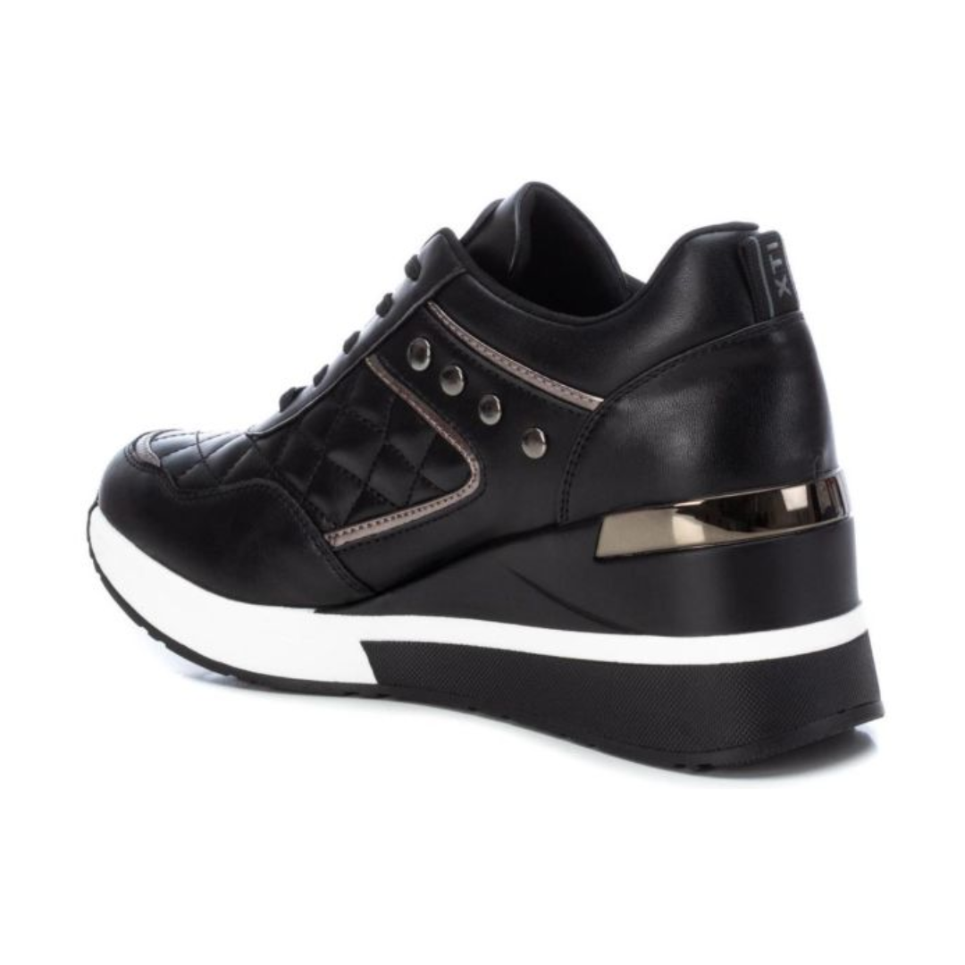 XTI Wedge Trainers - 140120 - Black