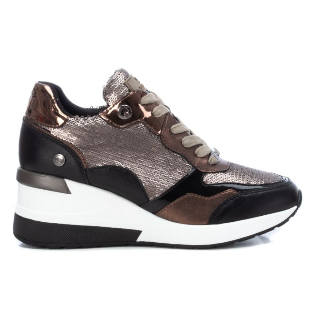 XTI Wedge Trainers - 140334 - Taupe
