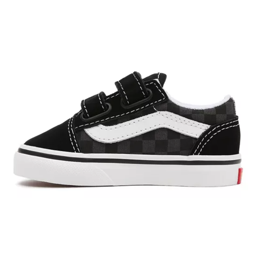 Vans Kids Trainers- Old Skool Flame - Black