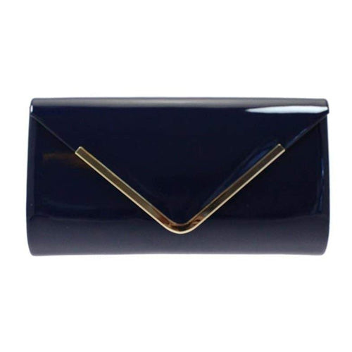 Lunar Handbag - Petal/Powell - Navy Patent