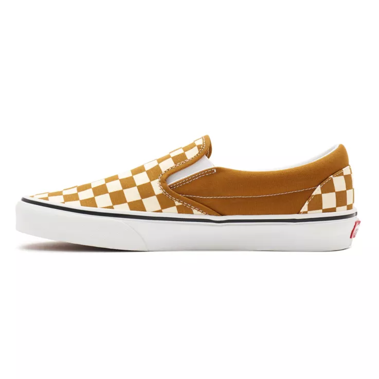 Vans Trainers - Classic Checkerboard - Mustard