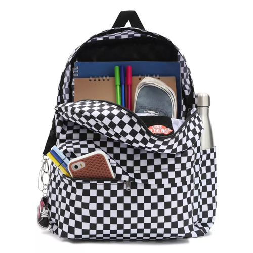 Vans Backpack - Old Skool Check - Black/White