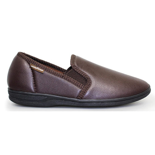 Lunar Goodyear Slippers - Trent - Brown