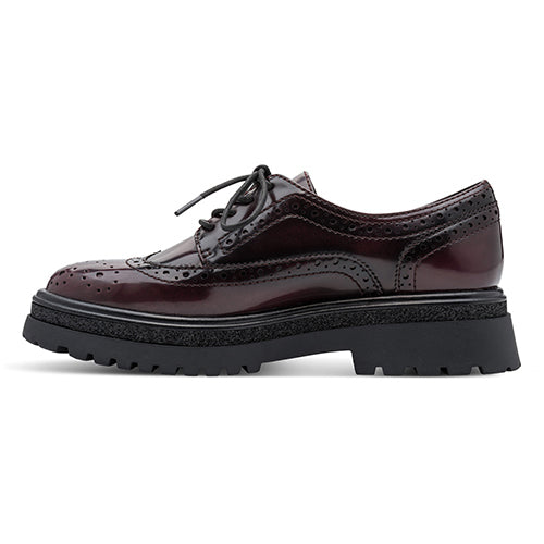 Tamaris Ladies Brogues - 23619-45 - Burgundy