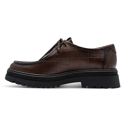 Tamaris Ladies Casual Shoes - 23627-47 - Brown Croc