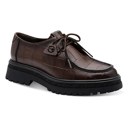 Tamaris Ladies Casual Shoes - 23627-47 - Brown Croc