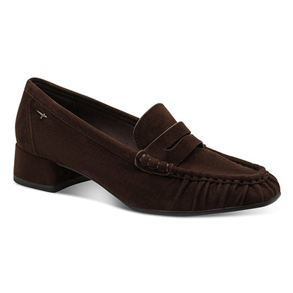 Tamaris Ladies Heeled Loafer - 24319 - Brown