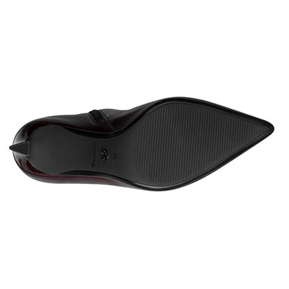 Black shoe sole on a white background