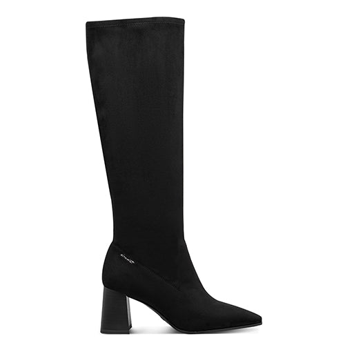 Tamaris Block Heeled Knee Boots- 25528-47 - Black