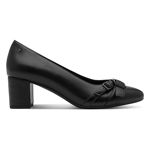 Jana Court Block Heel - 22462-47 - Black
