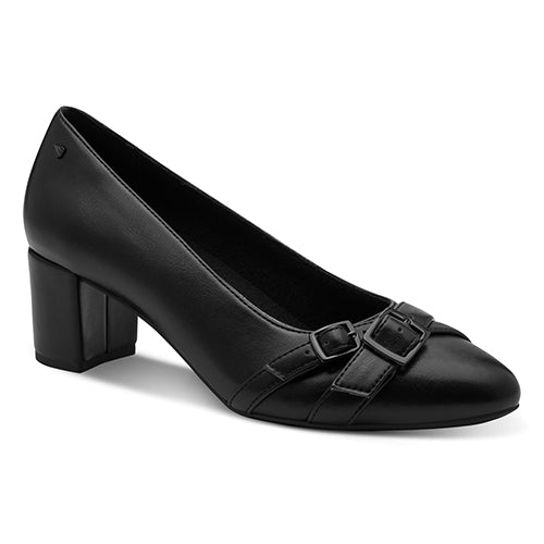 Jana Court Block Heel - 22462-47 - Black