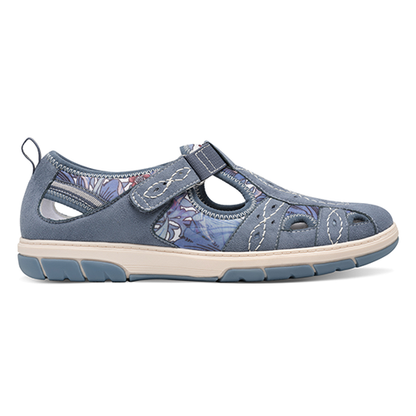 Jana Ladies Cross Strap Shoes - 23671-44 - Blue