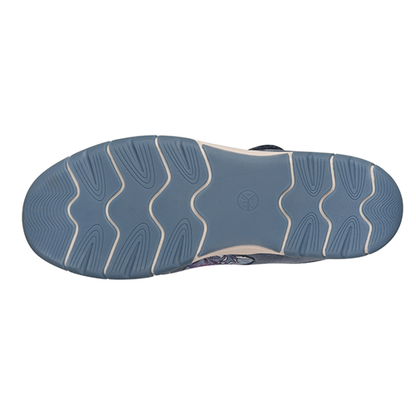 Jana Ladies Cross Strap Shoes - 23671-44 - Blue