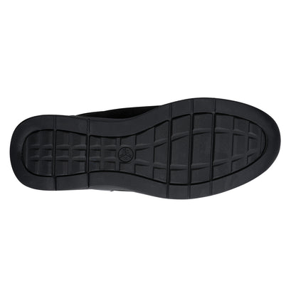 Black shoe sole on a white background