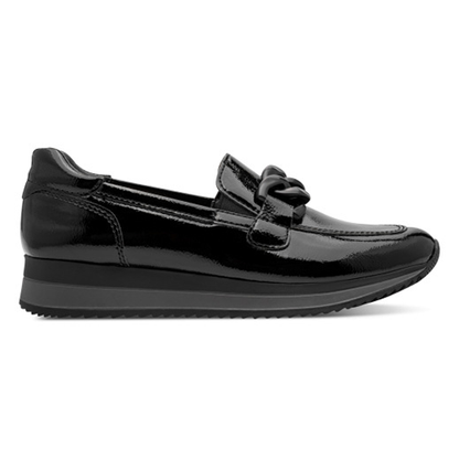 Jana Ladies Loafers - 24766-42 - Black Patent