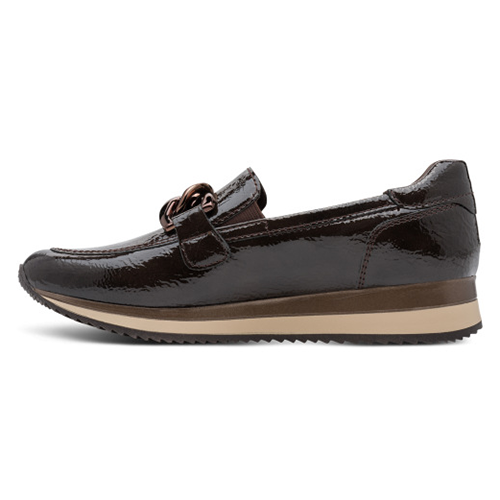 Jana Ladies Loafer - 24766-42 - Brown Patent