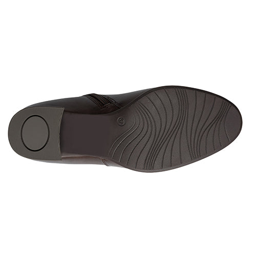 Brown shoe sole on a white background