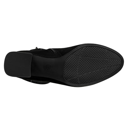 Black shoe sole on a white background
