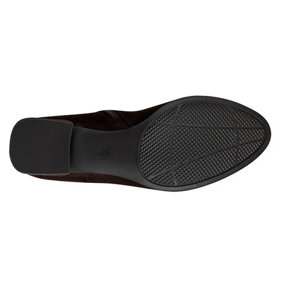 Black shoe sole on a white background