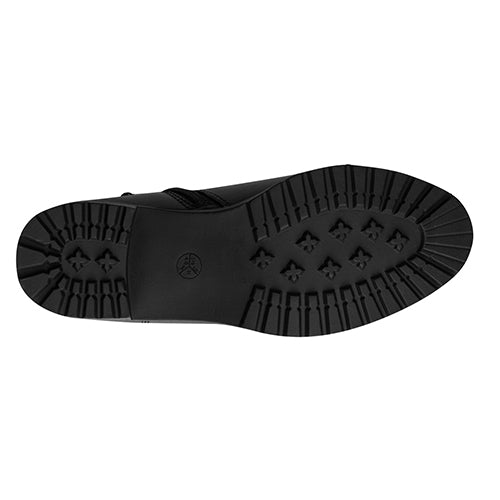 Black shoe sole on a white background
