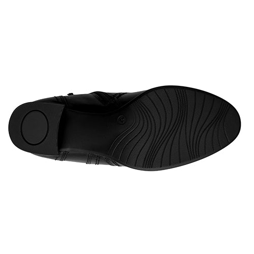 Black shoe sole on a white background