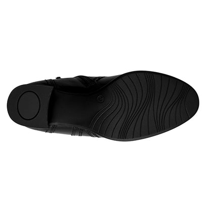 Black shoe sole on a white background