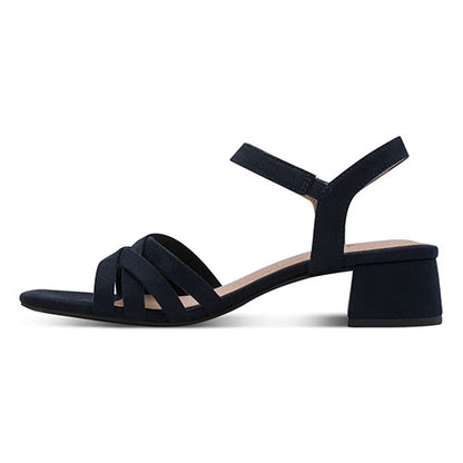 Jana Block Heeled Sandals - 28280-46 - Navy
