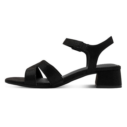 Jana Ladies Block Heeled Sandals - 28382-46 - Black