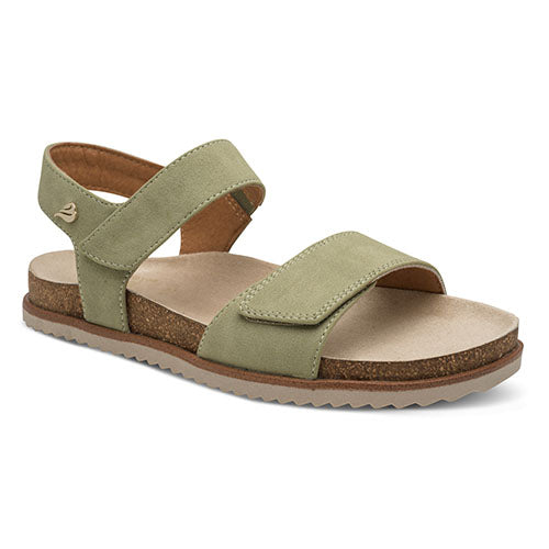 Jana Ladies Flat Sandals - 28560-46 - Olive