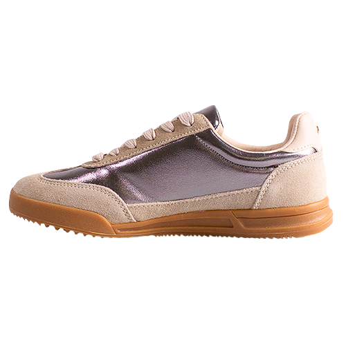 Tommy Bowe Ladies Trainers - Armand - Metallic/beige