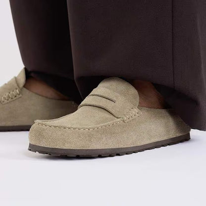 Birkenstock Ladies Wrapped  Clogs - Naples - Taupe