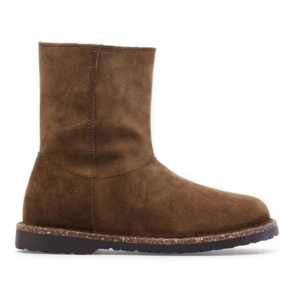 Birkenstock Ladies Mid Boots - Uppsala Zip  - Dark Tea / Tan