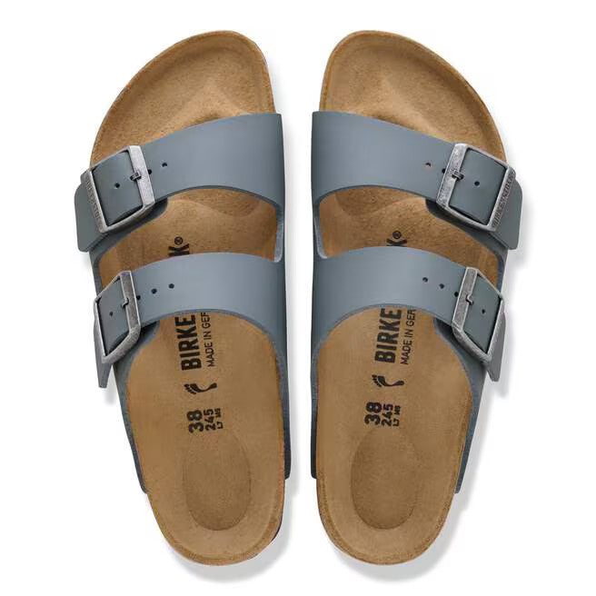 Birkenstock Ladies Sandals - Arizona Birko-Flor - Basalt Grey