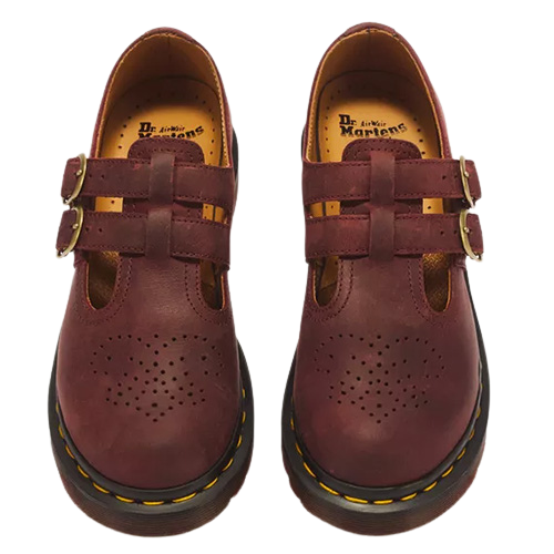 Dr Martens Mary Jane Shoes - 8065 - Cherry Red