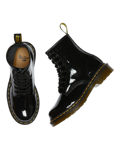 Dr Martens 8 Eyelet Boots - 1460 - Black Patent