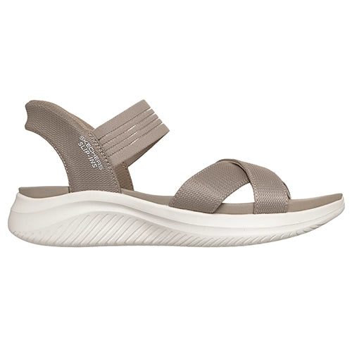 Skechers Slip-Ins Ladies Sandals - 119975 - Taupe