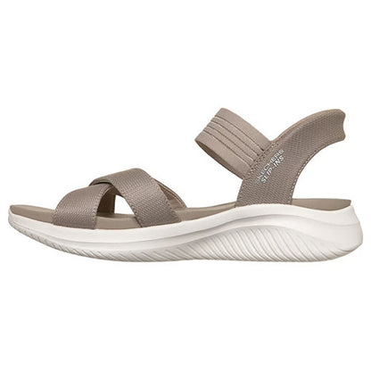 Skechers Slip-Ins Ladies Sandals - 119975 - Taupe