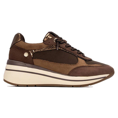 XTI Wedge Trainers - 146170 - Brown